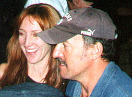 Bruce and Patti off-stage