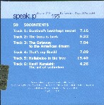 CD back cover
